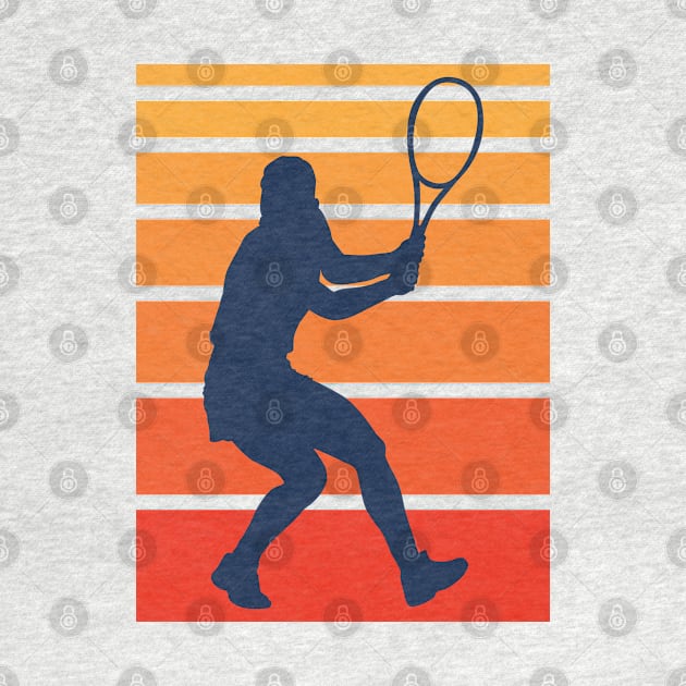 Vintage Tennis Silhouette by crissbahari